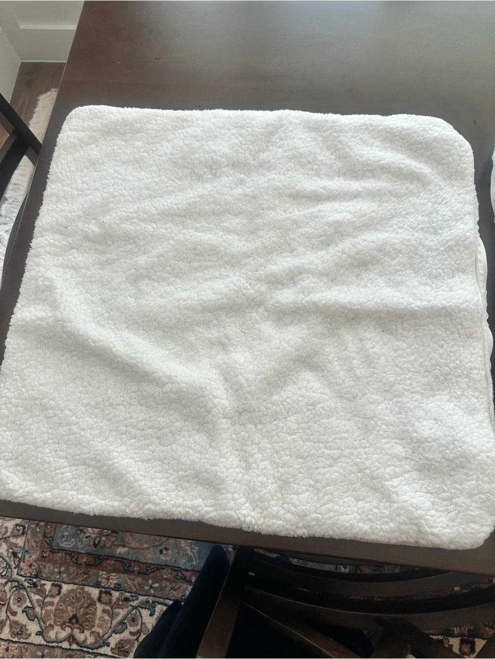 Pottery Barn sherpa Euro shams (2) 26 x 26